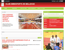 Tablet Screenshot of judo-cobellevue.com